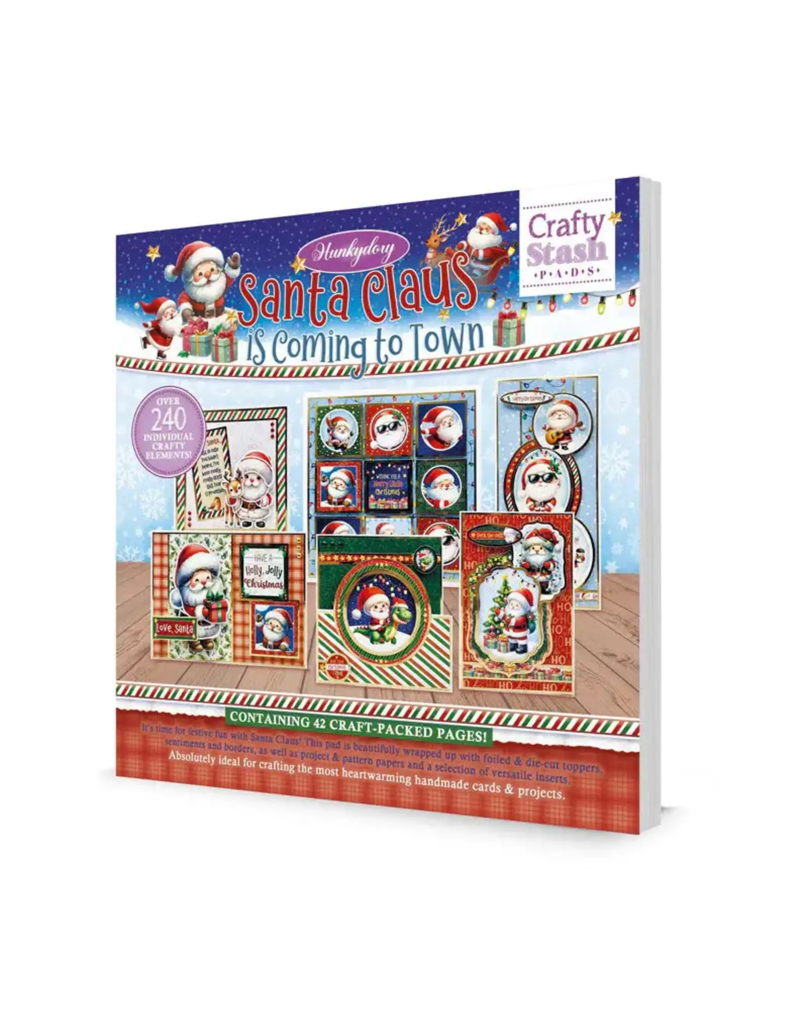 HUNKYDORY CRAFTS LTD. HUNKYDORY SANTA CLAUS IS COMING TO TOWN CRAFTY STASH PADS