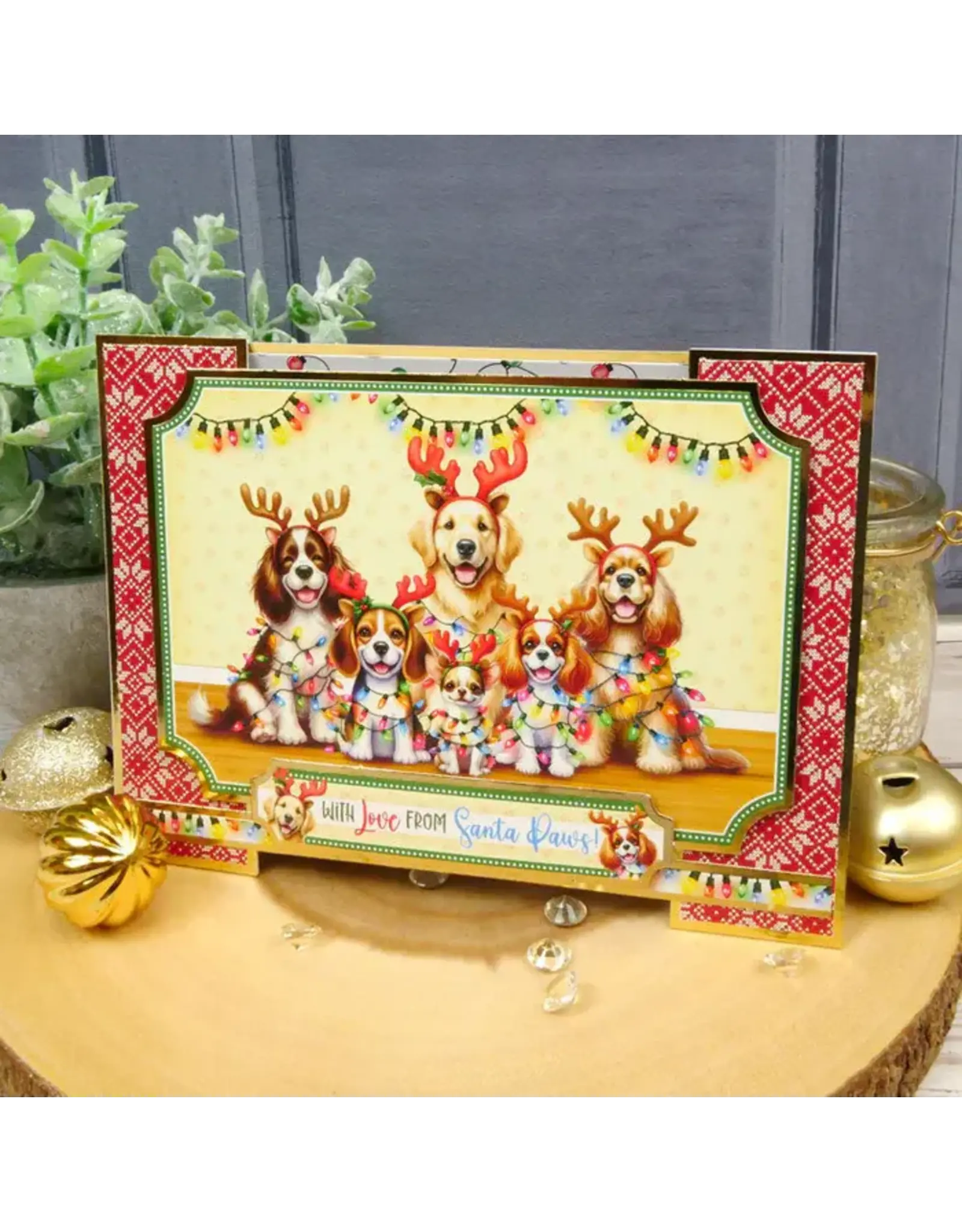 HUNKYDORY CRAFTS LTD. HUNKYDORY A CUTE & COSY CHRISTMAS WHOPPER TOPPER PAD