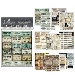 CIAO BELLA CIAO BELLA MIXED MEDIA STICKER KIND THOUGHTS 10/PK