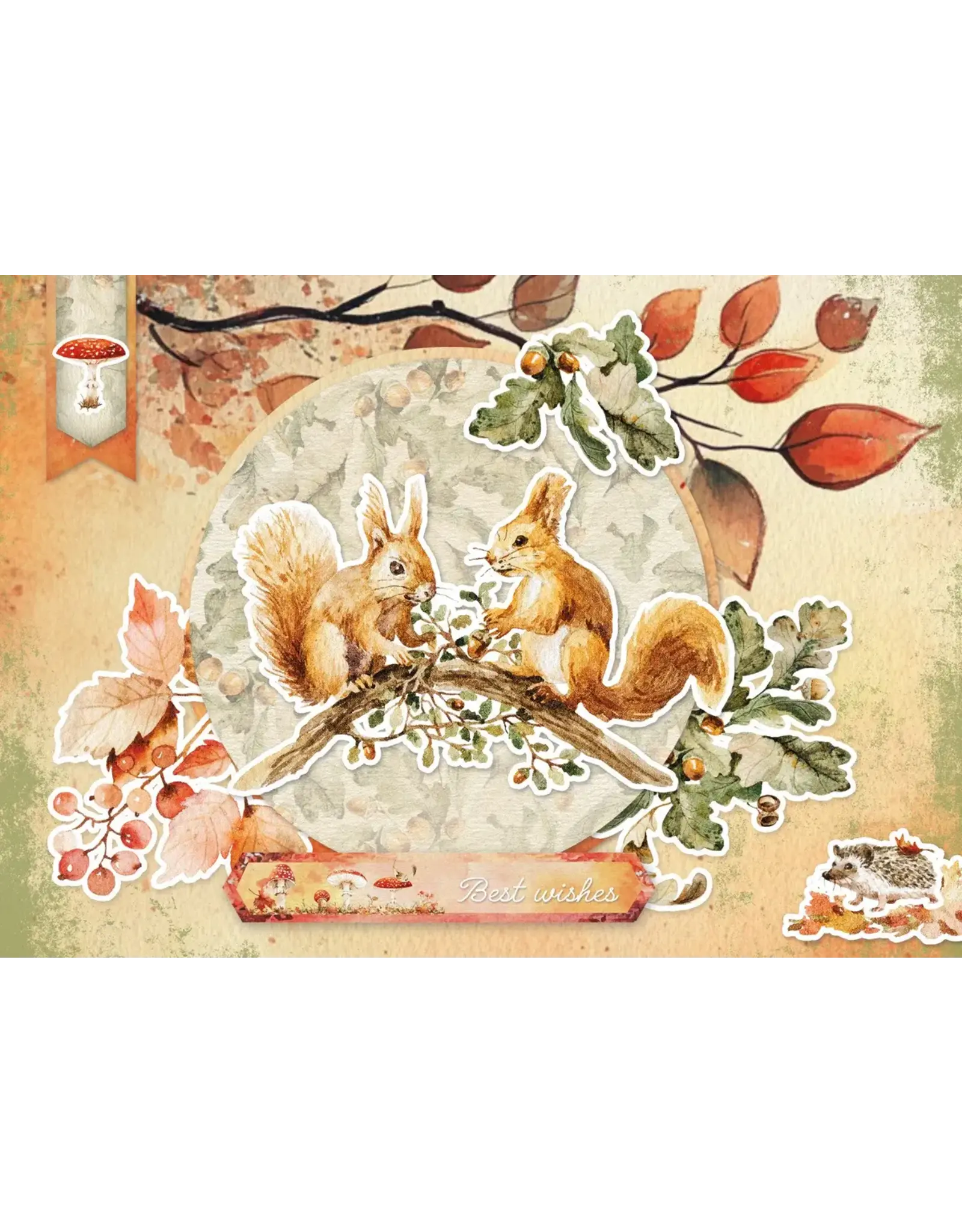 STUDIOLIGHT STUDIOLIGHT ESSENTIALS COLLECTION AUTUMN IN THE FOREST MIXED PAPER PAD