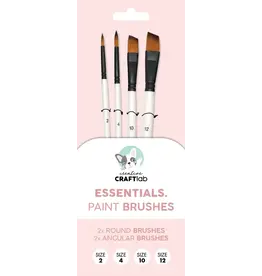 STUDIOLIGHT STUDIOLIGHT CREATIVE CRAFTLAB ESSENTIALS BRUSHES 4/PK