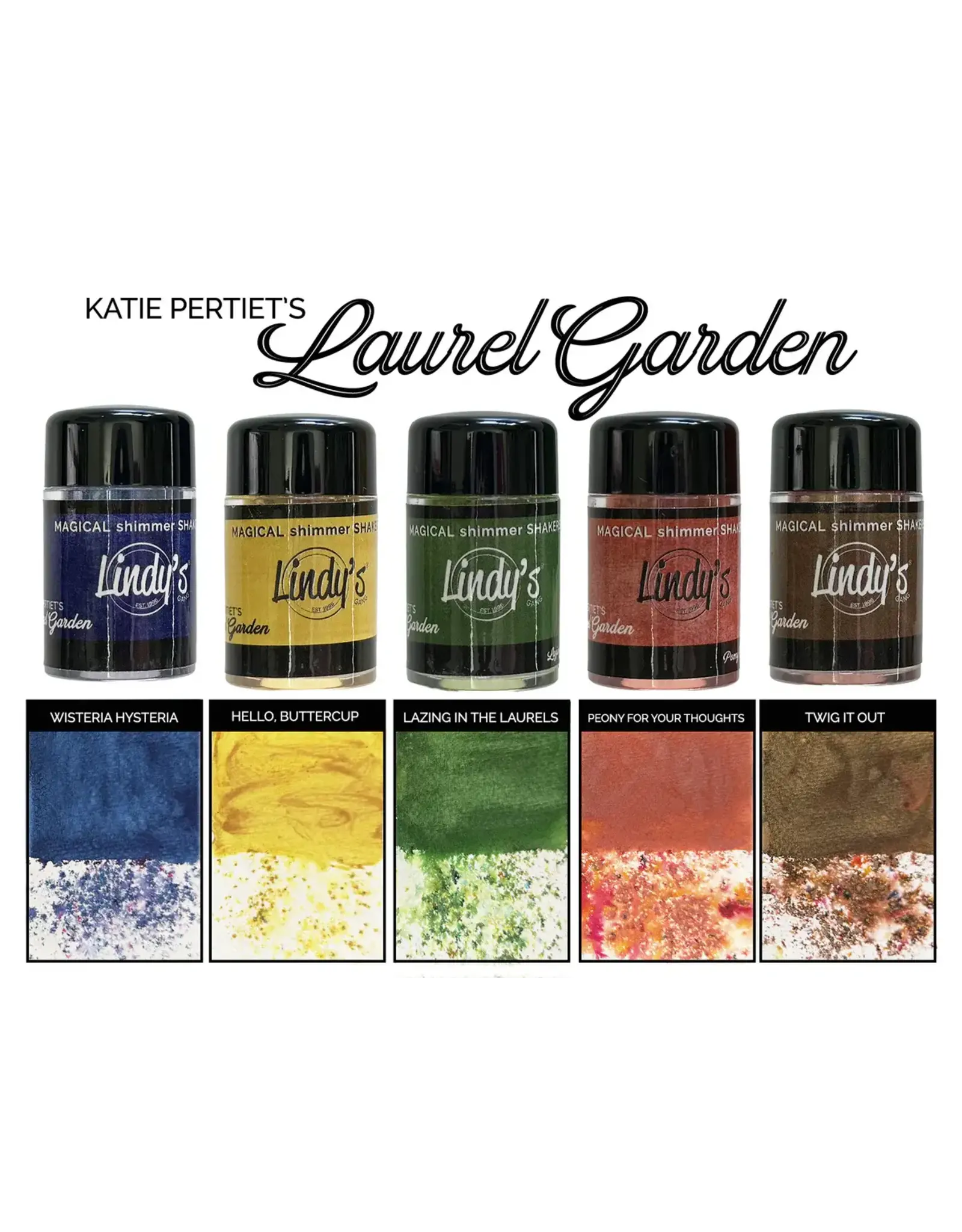 LINDY’S STAMP GANG LINDY'S STAMP GANG KATIE PERTIET'S LAUREL GARDEN MAGICAL SHAKER 2.0 SET