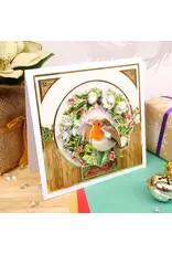 HUNKYDORY CRAFTS LTD. HUNKYDORY A MERRY LITTLE CHRISTMAS WHEN ROBINS APPEAR DECO-LARGE SET