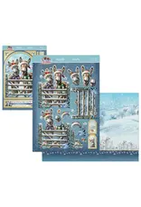 HUNKYDORY CRAFTS LTD. HUNKYDORY A MERRY LITTLE CHRISTMAS FESTIVE FRIENDS DECO-LARGE SET