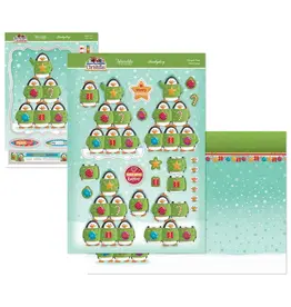 HUNKYDORY CRAFTS LTD. HUNKYDORY A MERRY LITTLE CHRISTMAS PENGUIN TREE DECO-LARGE SET