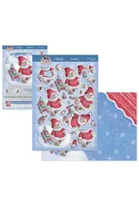 HUNKYDORY CRAFTS LTD. HUNKYDORY A MERRY LITTLE CHRISTMAS READY, SET SNOW! DECO-LARGE SET