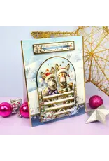 HUNKYDORY CRAFTS LTD. HUNKYDORY A MERRY LITTLE CHRISTMAS FESTIVE FRIENDS DECO-LARGE SET