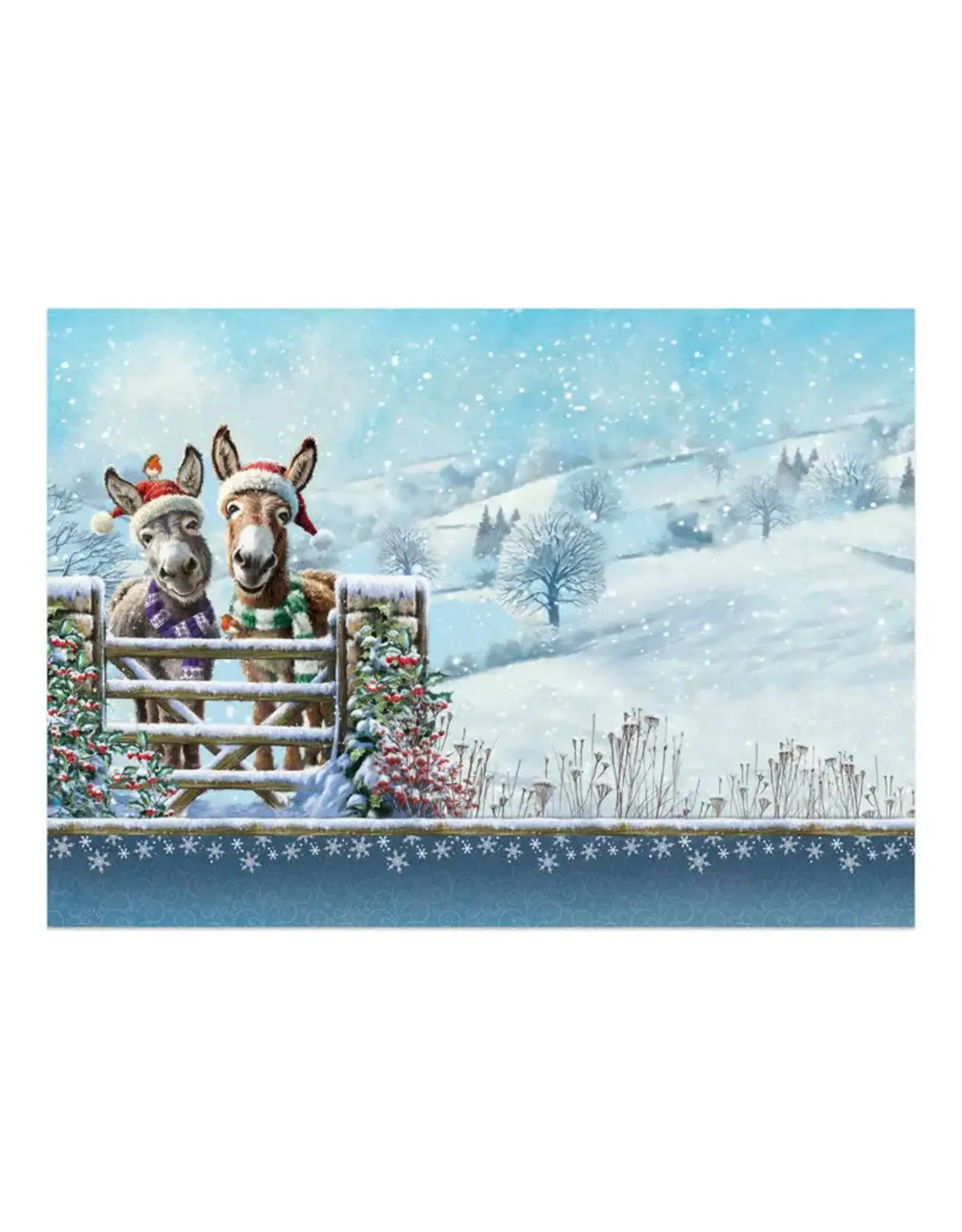 HUNKYDORY CRAFTS LTD. HUNKYDORY A MERRY LITTLE CHRISTMAS FESTIVE FRIENDS DECO-LARGE SET