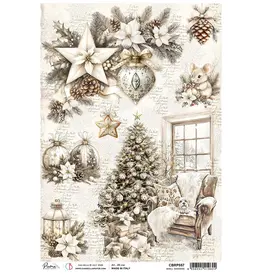 CIAO BELLA CIAO BELLA WINTER SEASON SMALL WONDERS A4 RICE PAPER