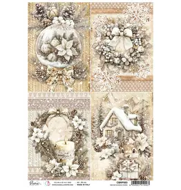CIAO BELLA CIAO BELLA WINTER SEASON CARDS A4 RICE PAPER
