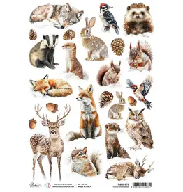 CIAO BELLA CIAO BELLA FOREST COMPANIONS A4 RICE PAPER