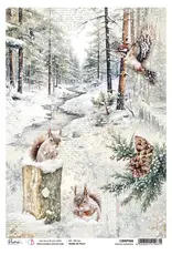 CIAO BELLA CIAO BELLA A WINTER GATHERING A4 RICE PAPER