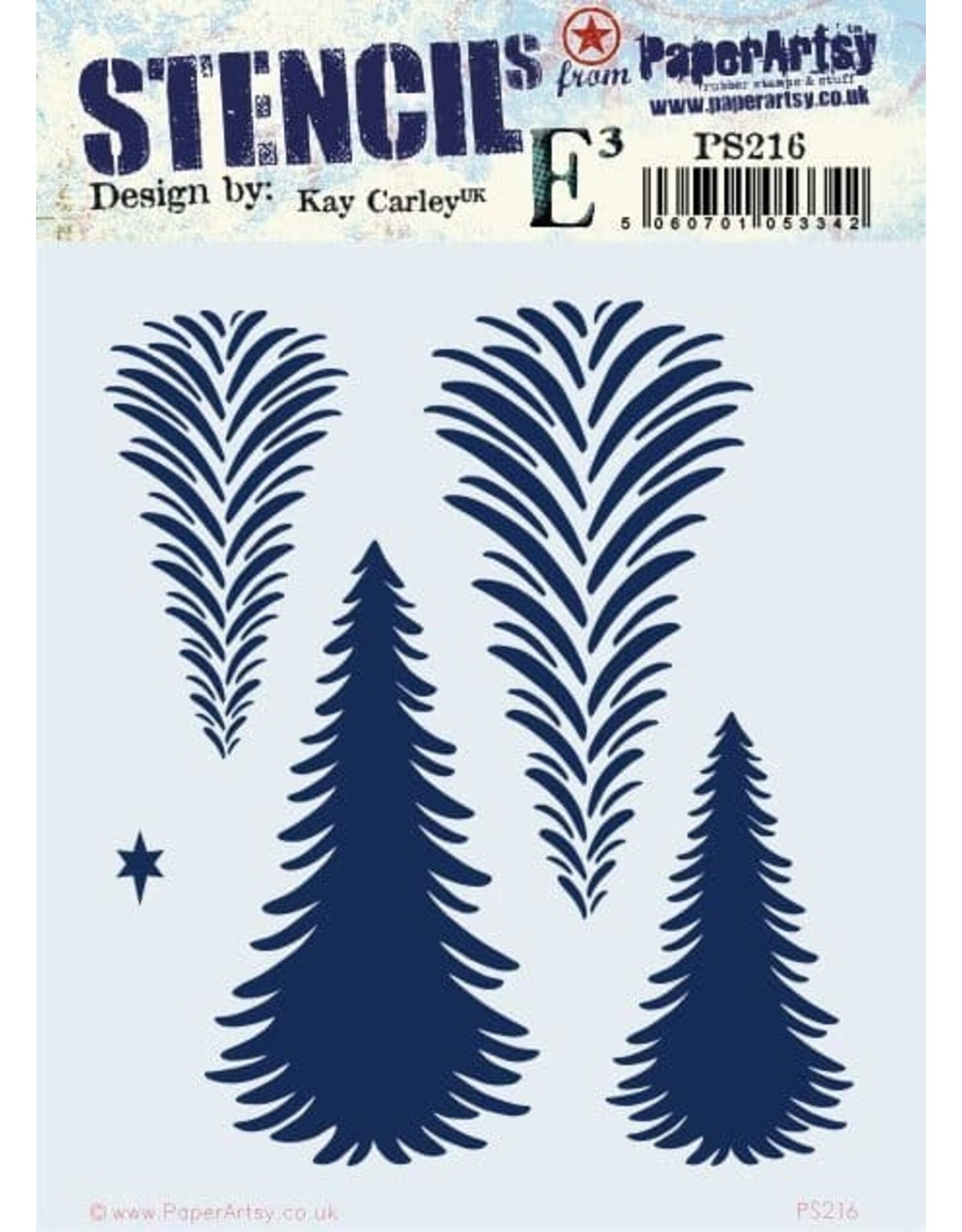 PAPER ARTSY PAPER ARTSY ECLECTICA KAY CARLEY PS216 STENCIL