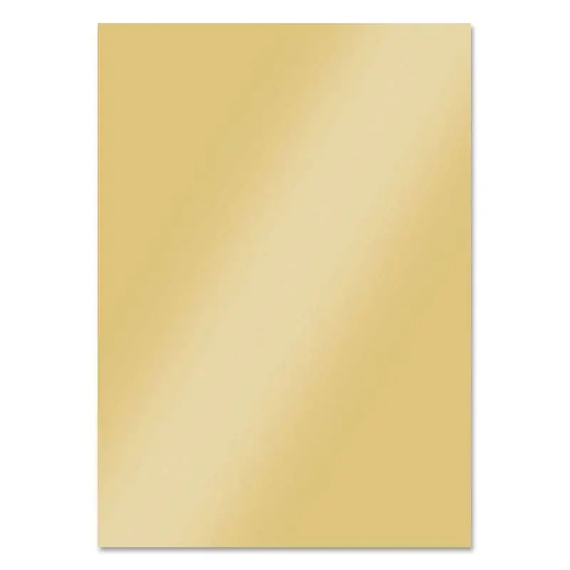 HUNKYDORY CRAFTS LTD. HUNKYDORY RICH GOLD A4 MIRRI CARD ESSENTIALS 10 SHEETS