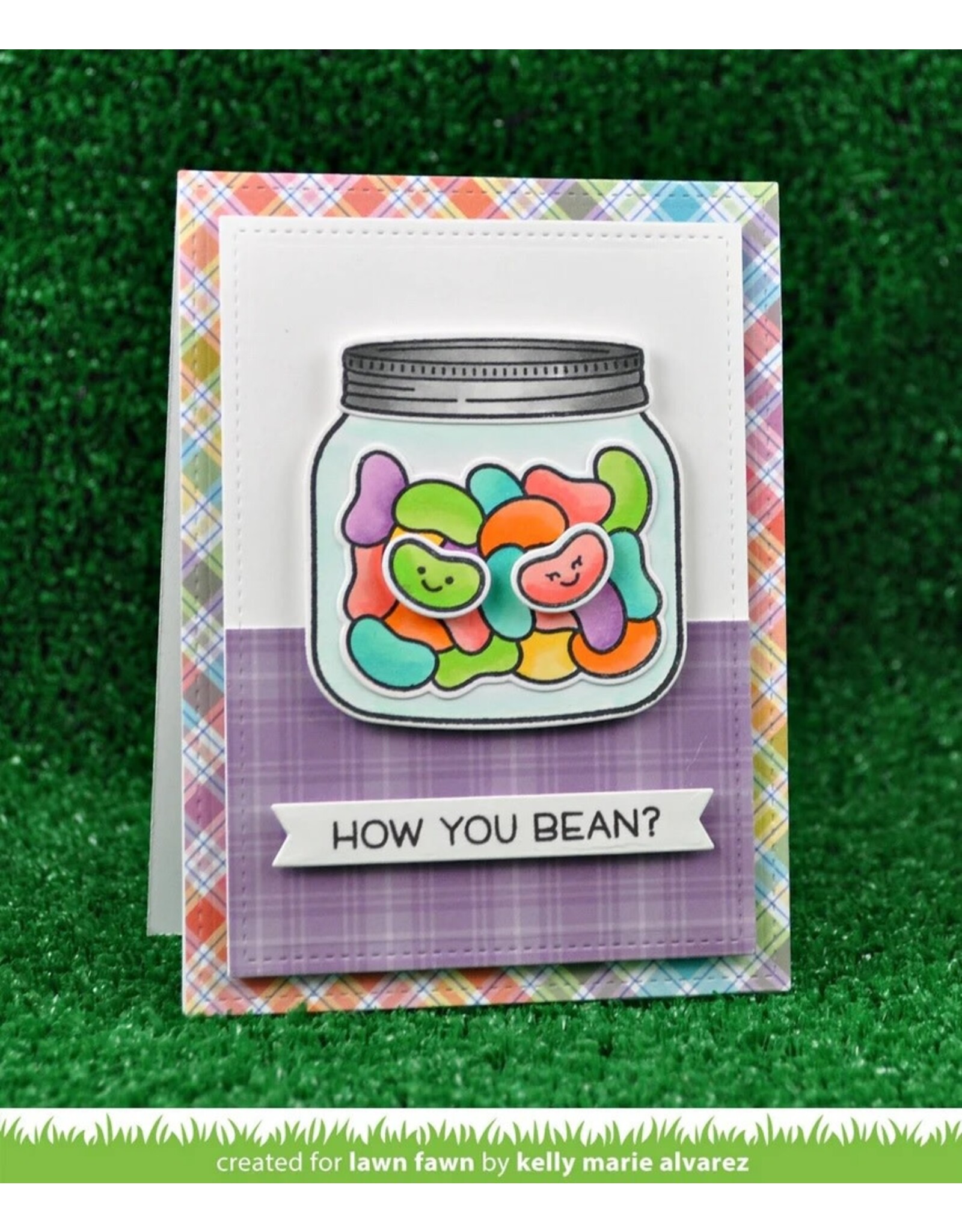 LAWN FAWN LAWN FAWN HOW YOU BEEN? CLEAR STAMP SET