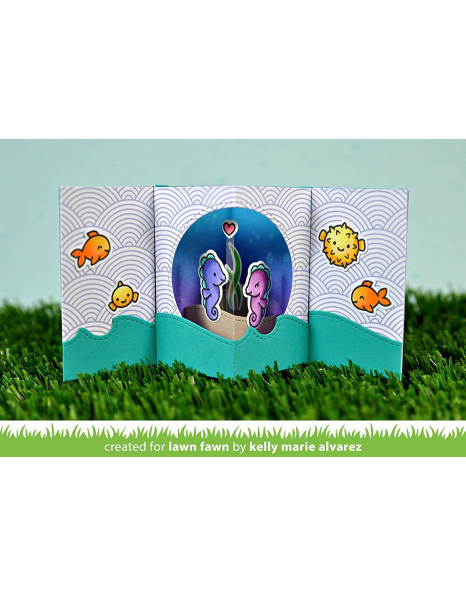 LAWN FAWN LAWN FAWN CENTER PICTURE WINDOW CARD DIE SET