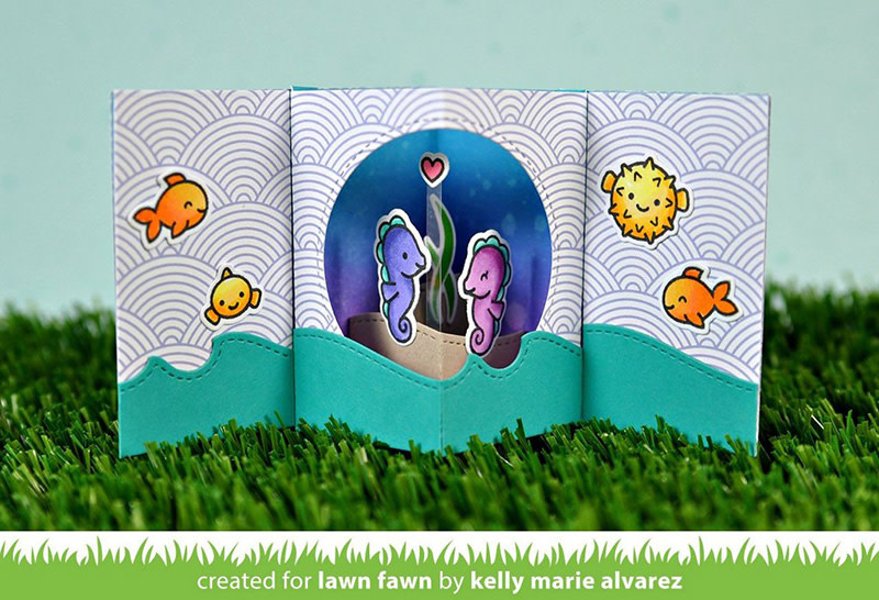 LAWN FAWN LAWN FAWN CENTER PICTURE WINDOW CARD DIE SET