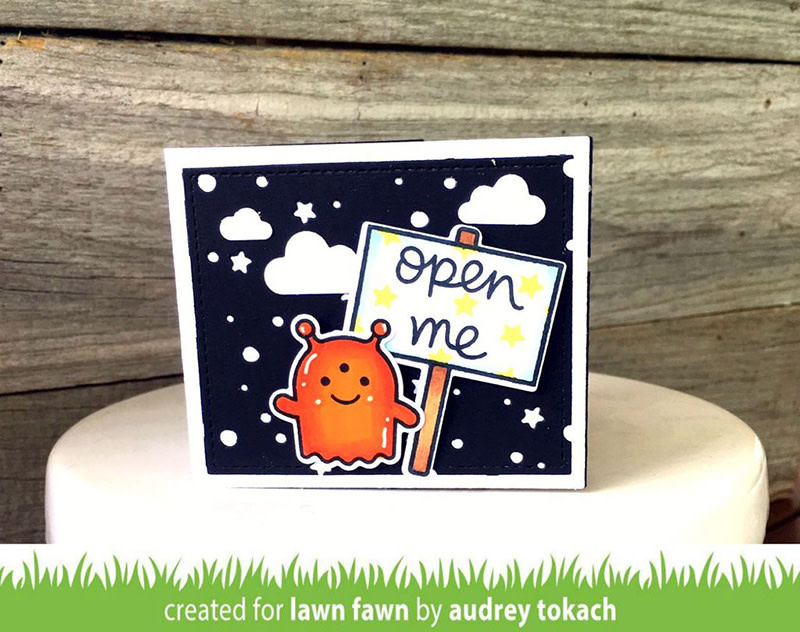 LAWN FAWN LAWN FAWN CENTER PICTURE WINDOW CARD DIE SET