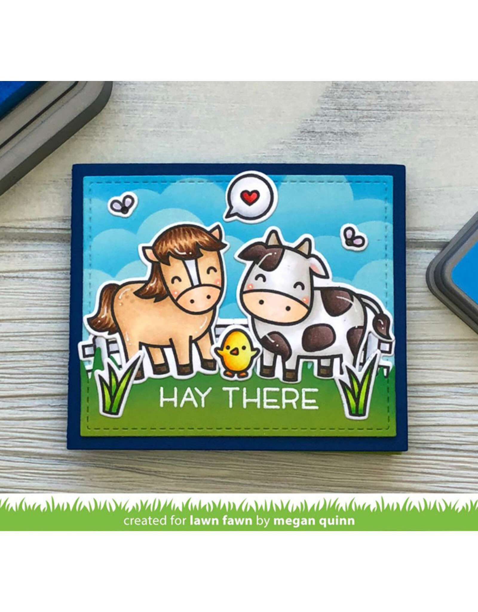 LAWN FAWN LAWN FAWN CENTER PICTURE WINDOW CARD DIE SET