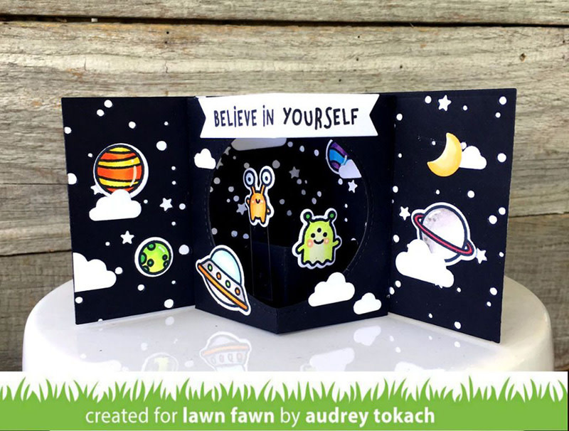 LAWN FAWN LAWN FAWN CENTER PICTURE WINDOW CARD DIE SET