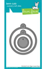 LAWN FAWN LAWN FAWN STITCHED CIRCLE TAGS DIE SET
