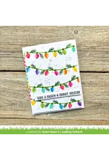 LAWN FAWN LAWN FAWN STRING OF LIGHTS 6x6 BACKGROUND STENCIL SET 3/PK
