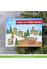 LAWN FAWN LAWN FAWN SNOWFLAKES 6x6 STENCIL