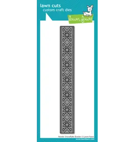 LAWN FAWN LAWN FAWN NORDIC SNOWFLAKE BORDER DIE