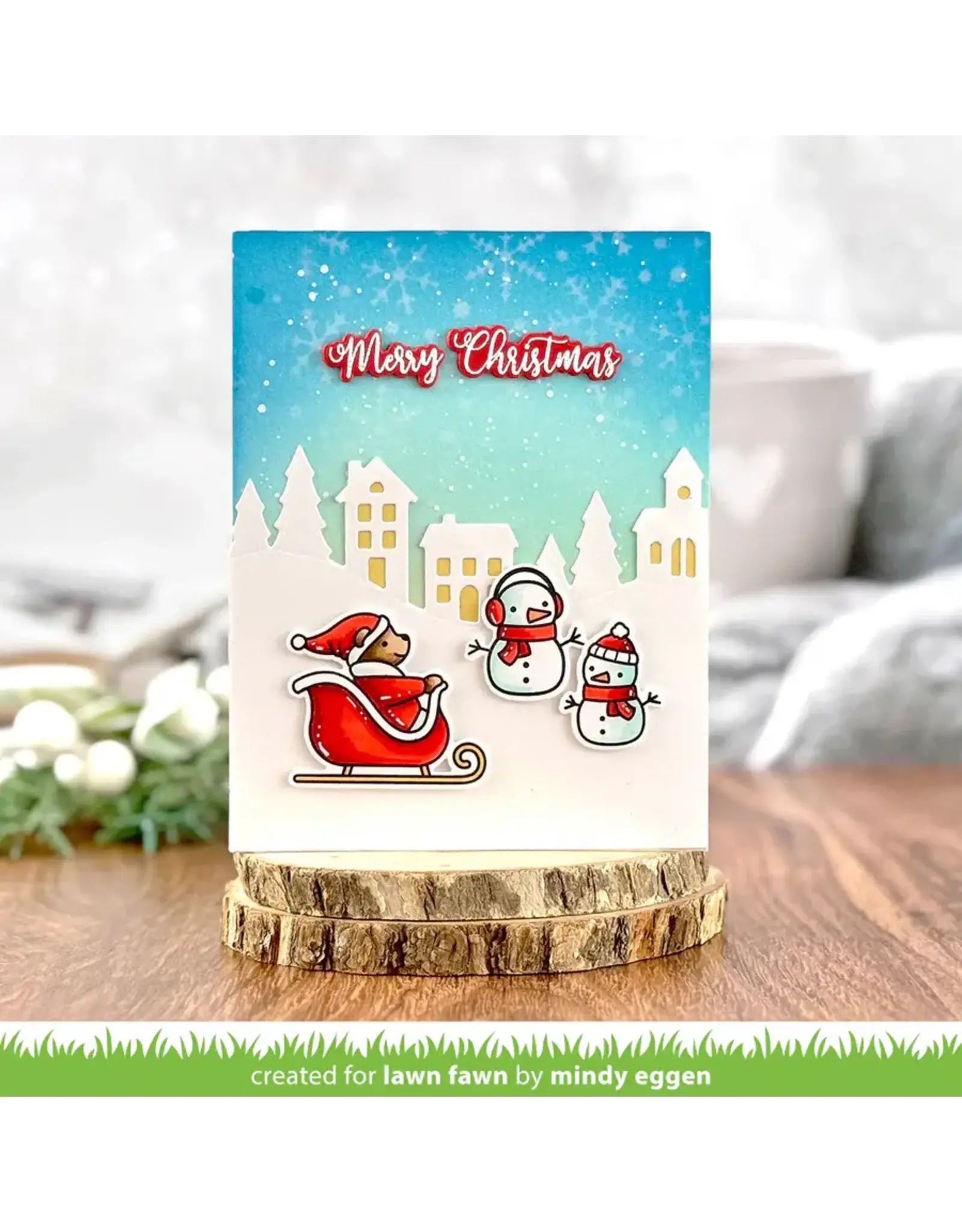 LAWN FAWN LAWN FAWN VILLAGE HILLSIDE BORDER DIE SET