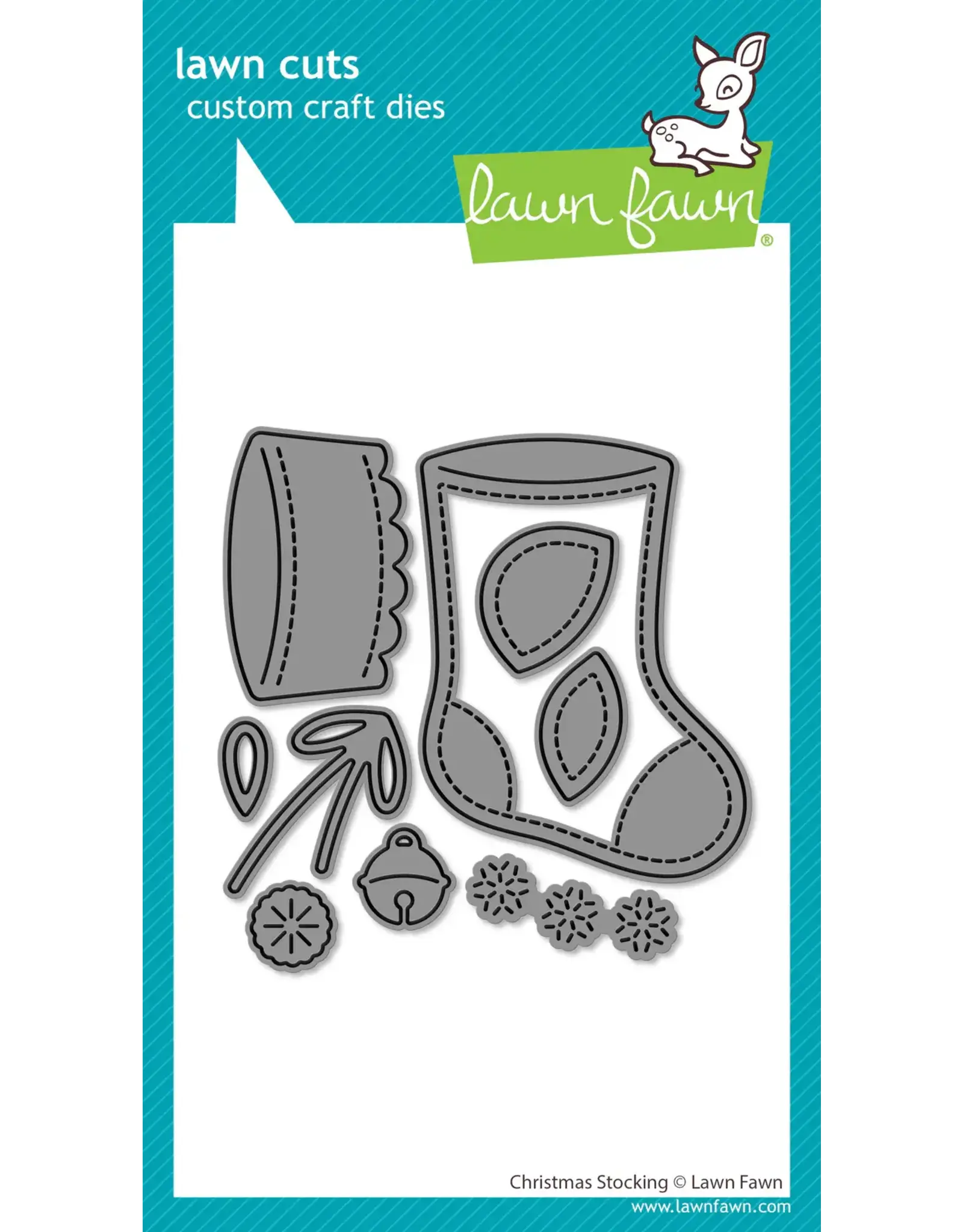 LAWN FAWN LAWN FAWN CHRISTMAS STOCKING DIE SET