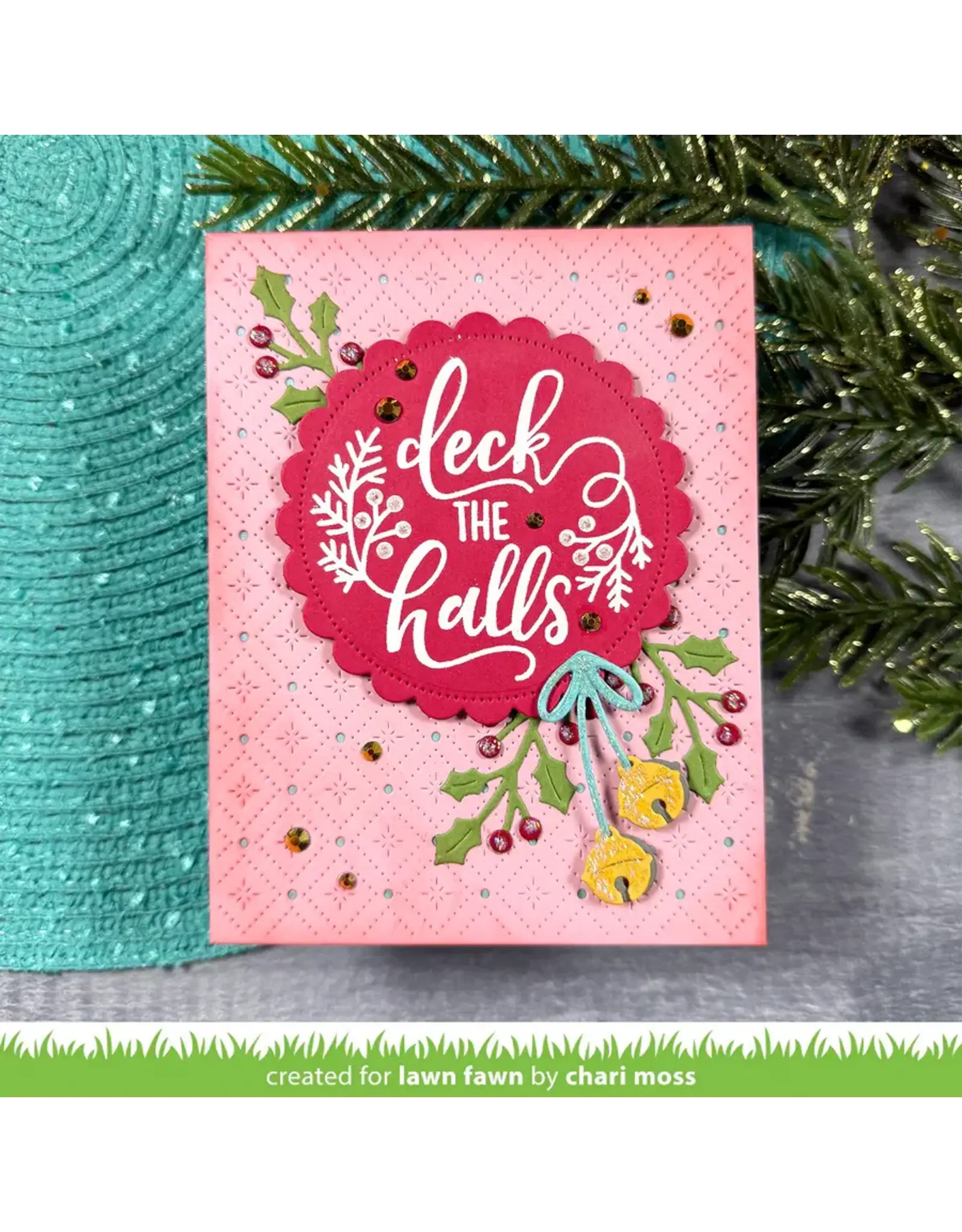 LAWN FAWN LAWN FAWN CHRISTMAS STOCKING DIE SET