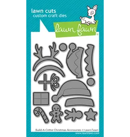 LAWN FAWN LAWN FAWN BUILD-A-CRITTER CHRISTMAS ACCESSORIES DIE SET
