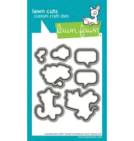 LAWN FAWN LAWN FAWN SWEET CHRISTMAS MICE DIE SET