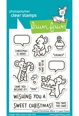 LAWN FAWN LAWN FAWN SWEET CHRISTMAS MICE CLEAR STAMP SET