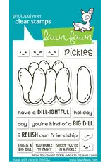 LAWN FAWN LAWN FAWN HOW YOU BEAN? PICKLE ADD-ON CLEAR STAMP SET