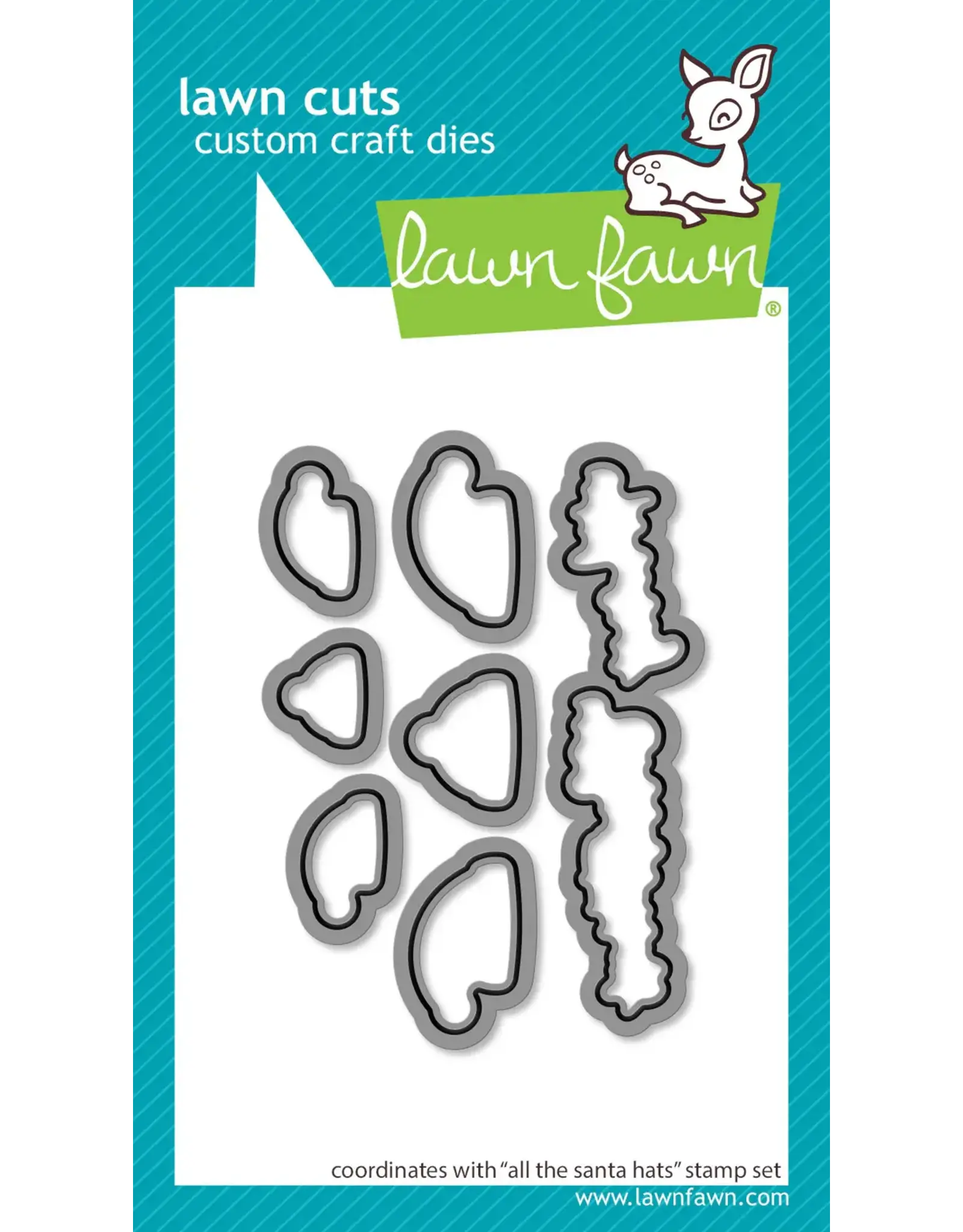 LAWN FAWN LAWN FAWN ALL THE SANTA HATS DIE SET