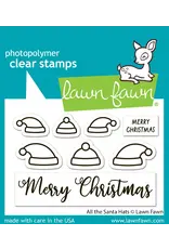 LAWN FAWN LAWN FAWN ALL THE SANTA HATS CLEAR STAMP SET