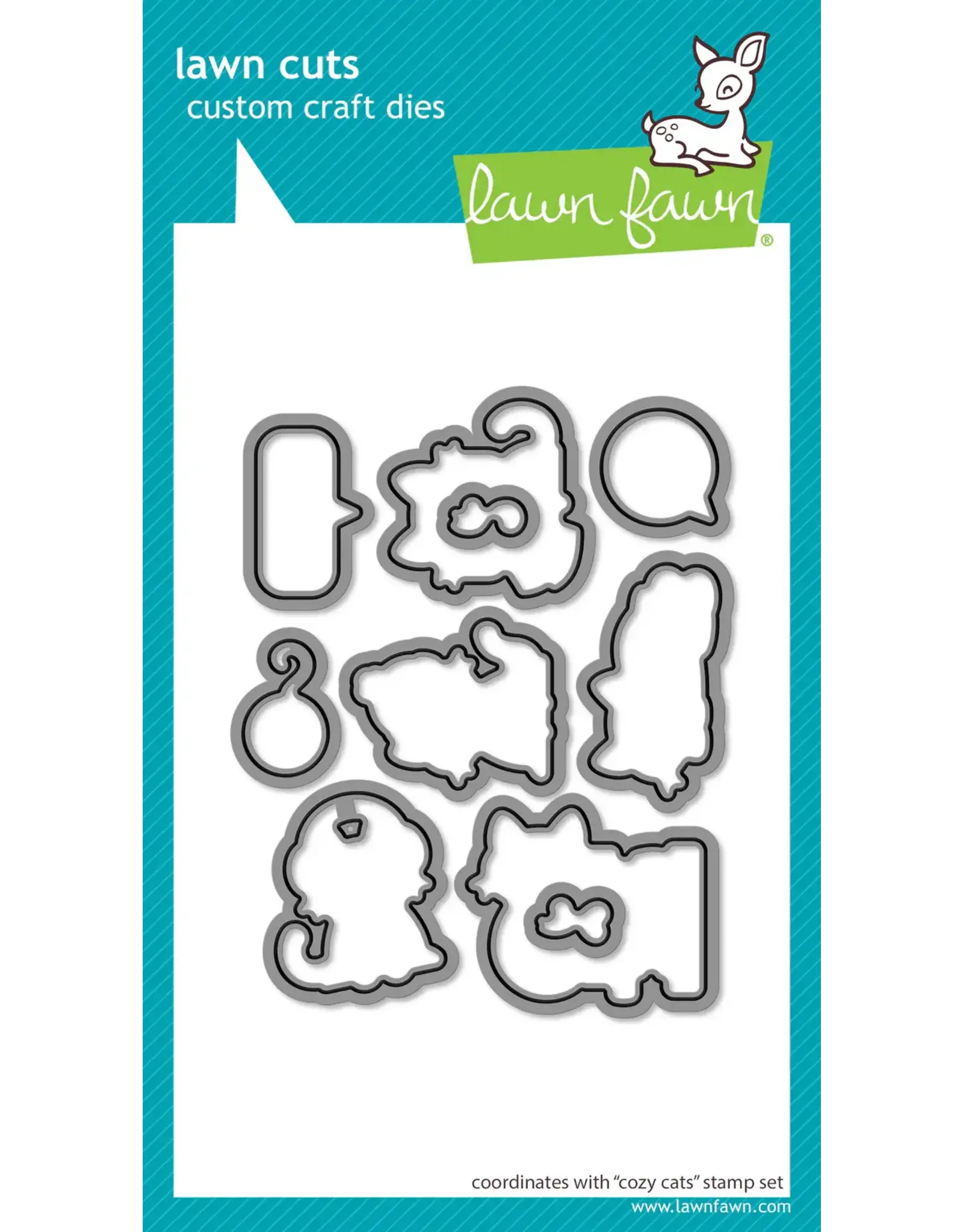 LAWN FAWN LAWN FAWN COZY CATS DIE SET