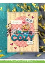 LAWN FAWN LAWN FAWN COZY CATS CLEAR STAMP SET