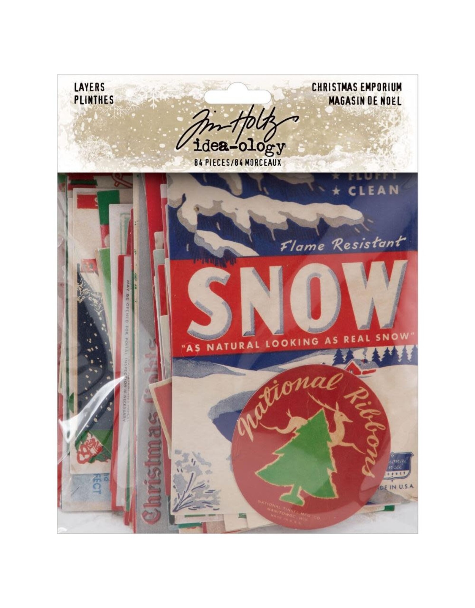 ADVANTUS TIM HOLTZ IDEA-OLOGY CHRISTMAS LAYERS CHRISTMAS EMPORIUM 84/PK