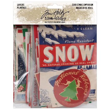 ADVANTUS TIM HOLTZ IDEA-OLOGY CHRISTMAS LAYERS CHRISTMAS EMPORIUM 84/PK