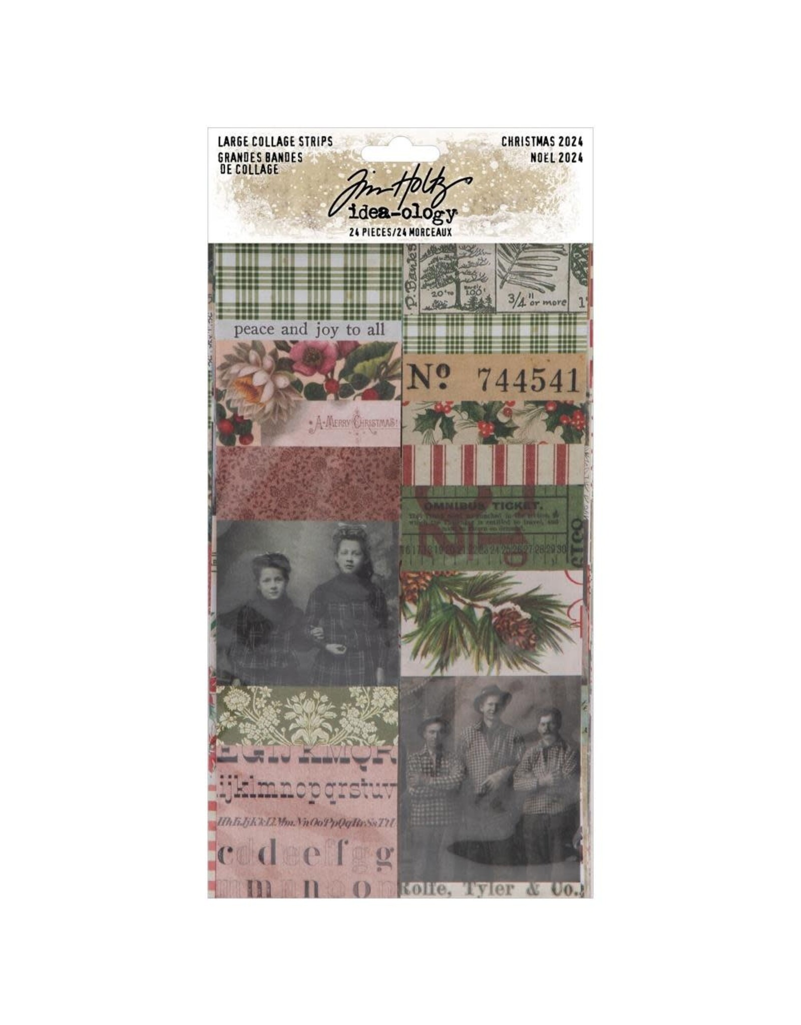 ADVANTUS TIM HOLTS IDEA-OLOGY CHRISTMAS 2024 LARGE COLLAGE STRIPS 24PC