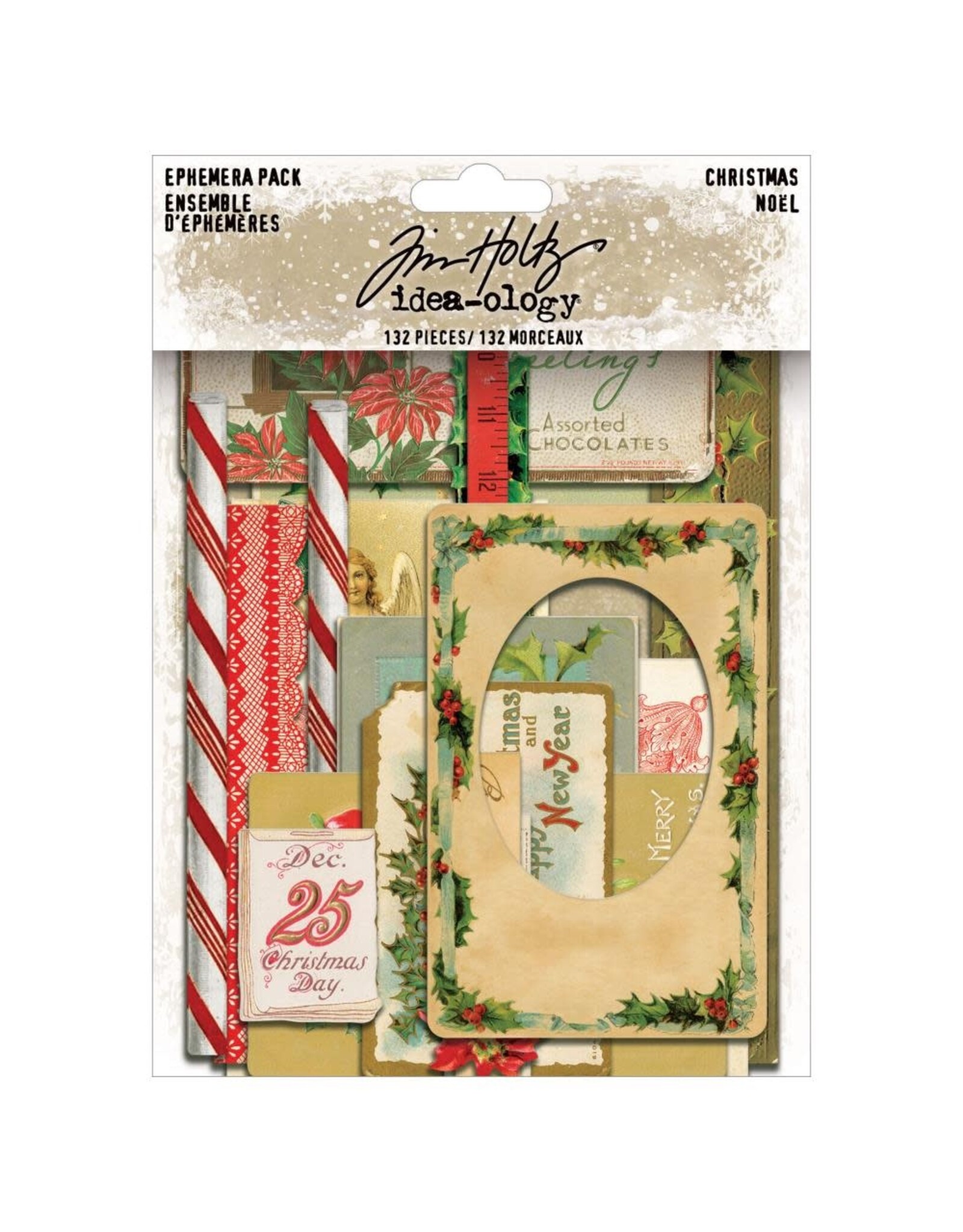 ADVANTUS TIM HOLTZ IDEA-OLOGY CHRISTMAS 2025 EPHEMERA PACK 132/PK
