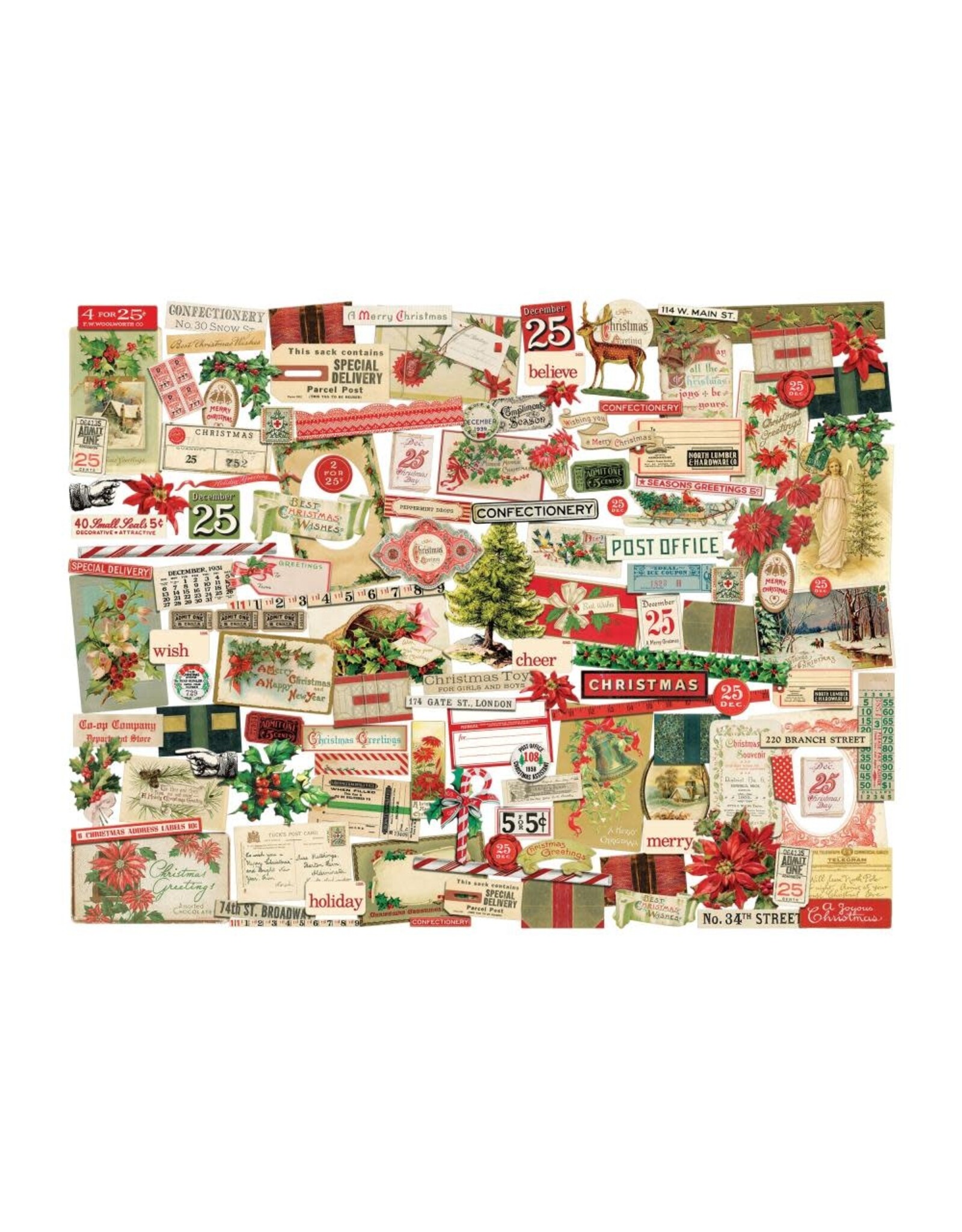 ADVANTUS TIM HOLTZ IDEA-OLOGY CHRISTMAS 2025 EPHEMERA PACK 132/PK
