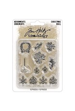 ADVANTUS TIM HOLTZ IDEA-OLOGY CHRISTMAS 2025 METAL ADORNMENTS 12/PK