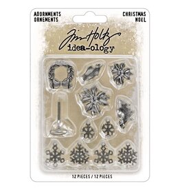 ADVANTUS TIM HOLTZ IDEA-OLOGY CHRISTMAS 2025 METAL ADORNMENTS 12/PK