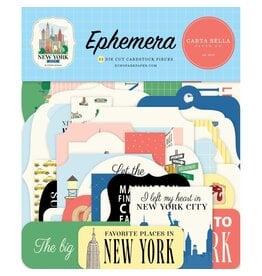 CARTA BELLA CARTA BELLA NEW YORK CITY ICONS EPHEMERA DIE CUTS