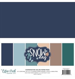 ECHO PARK PAPER ECHO PARK SNOW DAY 12x12 SOLIDS COLLECTION KIT