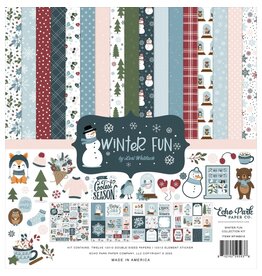 ECHO PARK PAPER ECHO PARK WINTER FUN 12x12 COLLECTION KIT