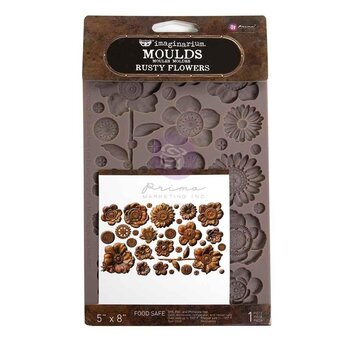 PRIMA PRIMA FINNABAIR RUSTY FLOWERS DECOR MOULDS